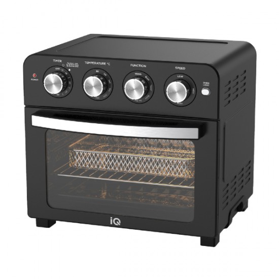 IQ Φριτέζα αέρος AF-003 Πολυφουρνάκι XXL 23lt Μαύρο Σε 4 άτοκες δόσεις IQ Φριτέζα αέρος AF-003 Πολυφουρνάκι XXL 23lt Μαύρο Σε 4 άτοκες δόσεις