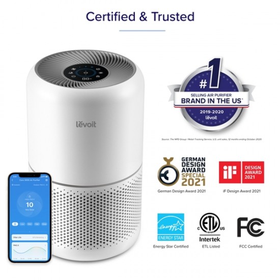 Levoit Core 300S Καθαριστής Αέρα WiFi για 41m² Σε 6 Άτοκες δόσεις Levoit Core 300S Καθαριστής Αέρα WiFi για 41m² Σε 6 Άτοκες δόσεις