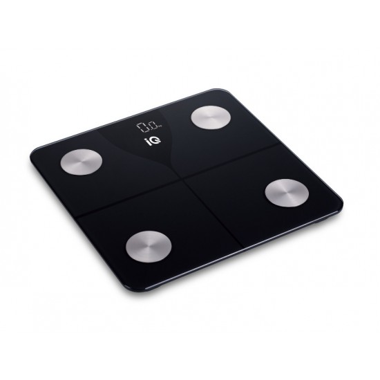 IQ SC-744BT Smart Ζυγαριά με Λιπομετρητή και Bluetooth Μαύρη IQ SC-744BT Smart Ζυγαριά με Λιπομετρητή και Bluetooth Μαύρη