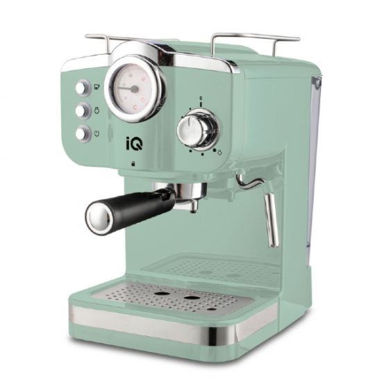 IQ ΜΗΧΑΝΗ ESPRESSO CM-175 MINT 1100W ΠΙΕΣΗΣ 20 BAR Green IQ ΜΗΧΑΝΗ ESPRESSO CM-175 MINT 1100W ΠΙΕΣΗΣ 20 BAR Green