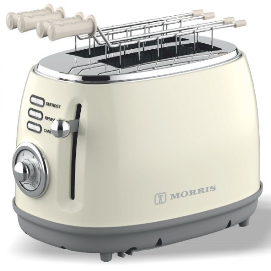 Morris R20824TSC Φρυγανιέρα 2 Θέσεων 850W Μπεζ Morris R20824TSC Φρυγανιέρα 2 Θέσεων 850W Μπεζ