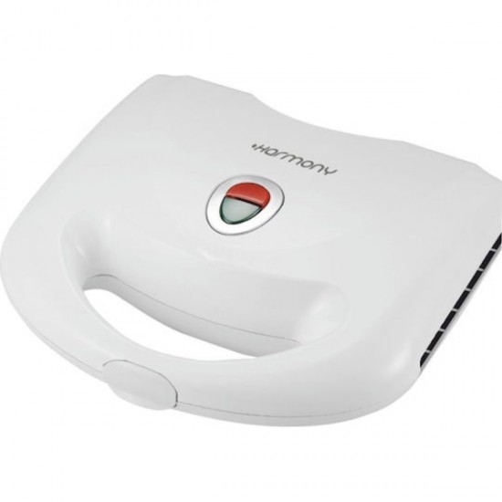Harmony SMH1136G Λευκή Τοστιέρα για 2 Τοστ 750W