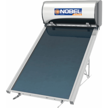 Nobel Apollon 200lt/2.6m² Glass ηλιακός θερμοσίφωνας τριπλής ενέργειας με 1 επιλεκτικό συλλέκτη Σε 12 άτοκες δόσεις