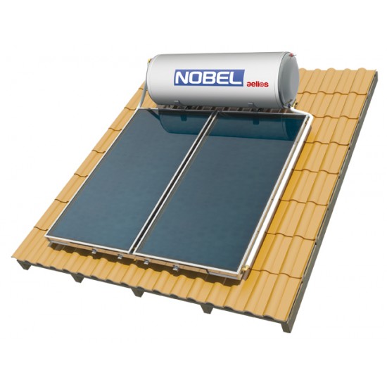 Nobel κεραμοσκεπής. CUS aelios glass διπλής 300lt/4m² με 2 επιλεκτικούς συλλέκτές CUS 2x2m²=4 m Σε 12 άτοκες δόσεις Nobel κεραμοσκεπής. CUS aelios glass διπλής 300lt/4m² με 2 επιλεκτικούς συλλέκτές CUS 2x2m²=4 m Σε 12 άτοκες δόσεις